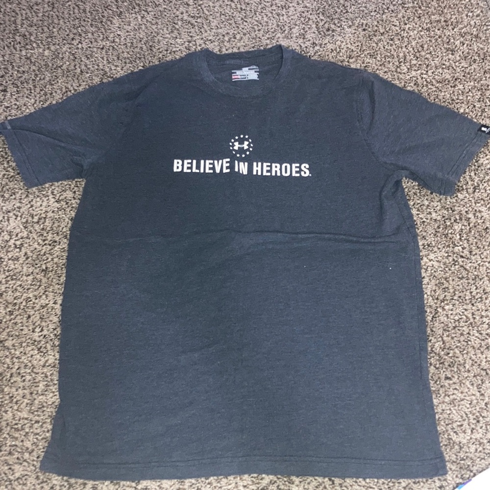 Under armor “Believe in Heroes” T shirt